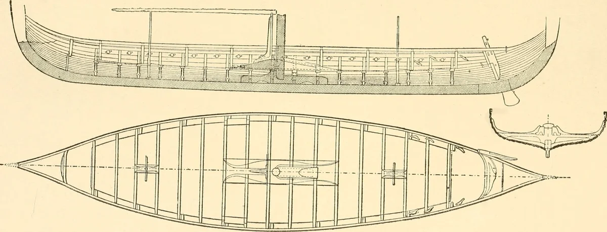 Gokstad Viking ship excavation