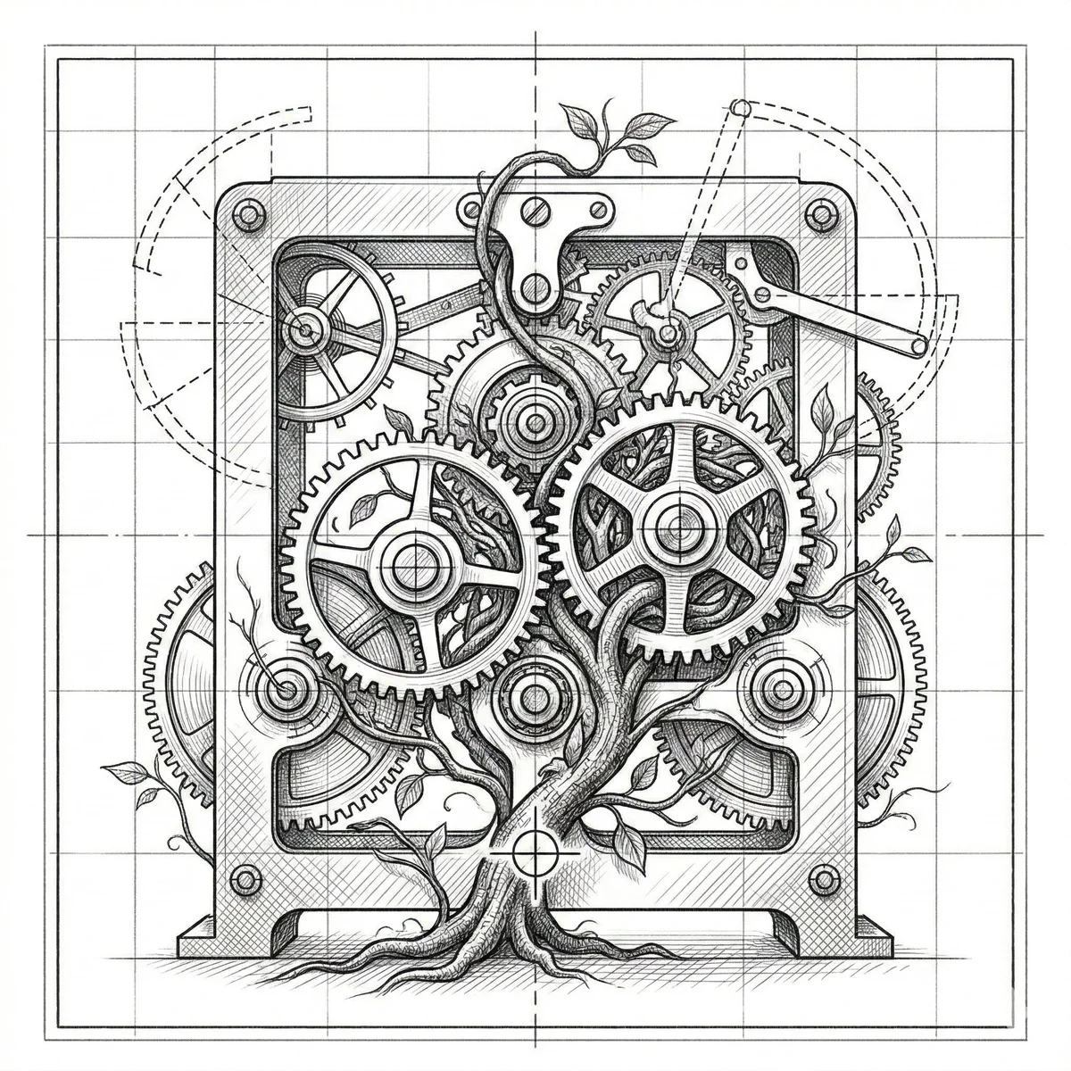 Vine choking a machine&rsquo;s gears