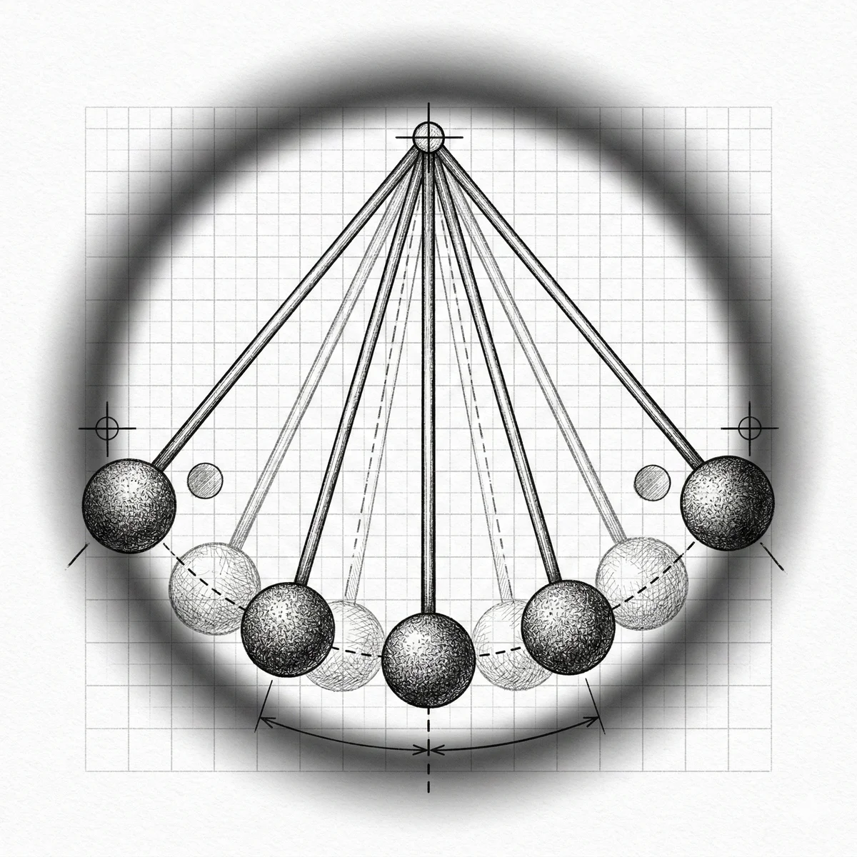 Multiple-exposure pendulum &ndash; The Oscillation